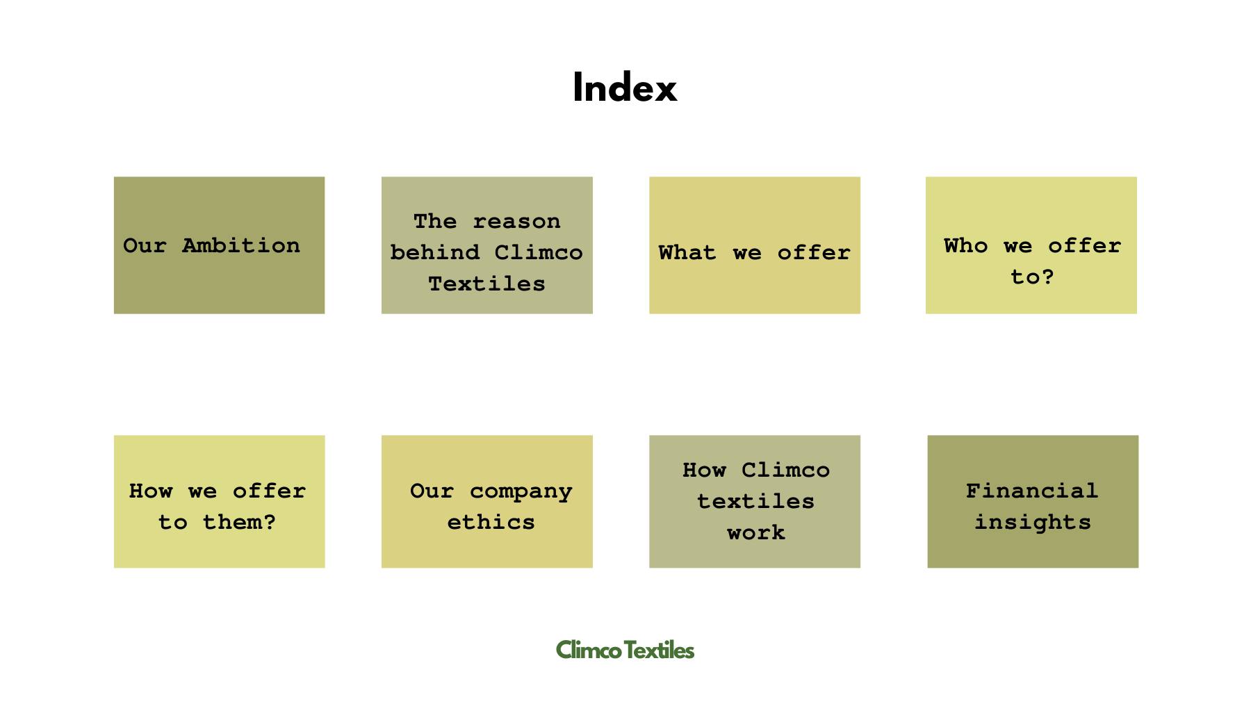 ClimcoTextiles — slide 6